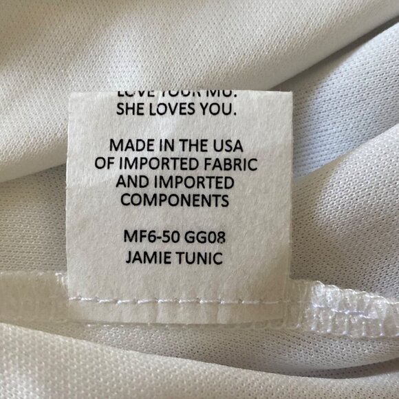 Show Me Your Mumu Women's Jamie Tunic, Gray Gardens Long Sleeves Women's Size M - Picture 12 of 16